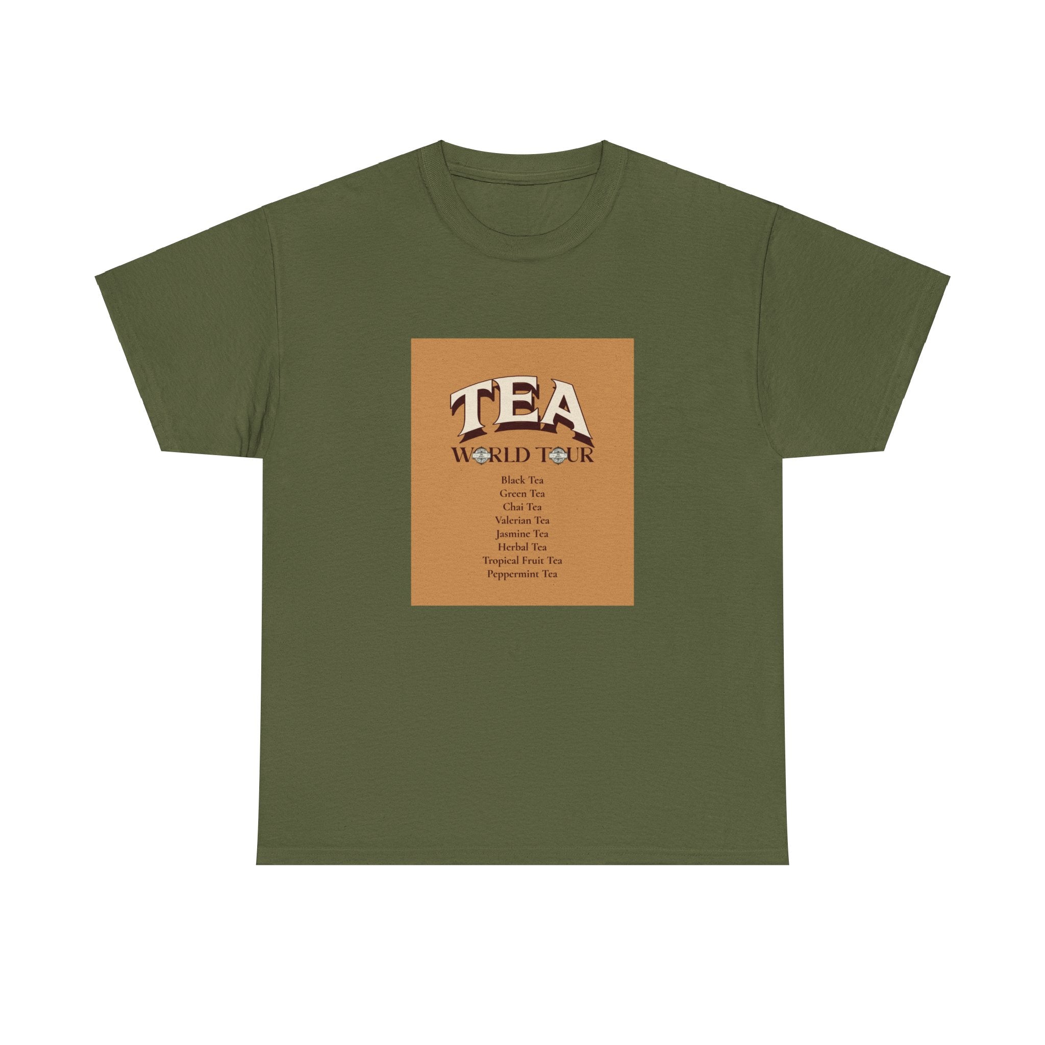 Unisex Heavy Cotton Tee (WORLD TEA TOUR)