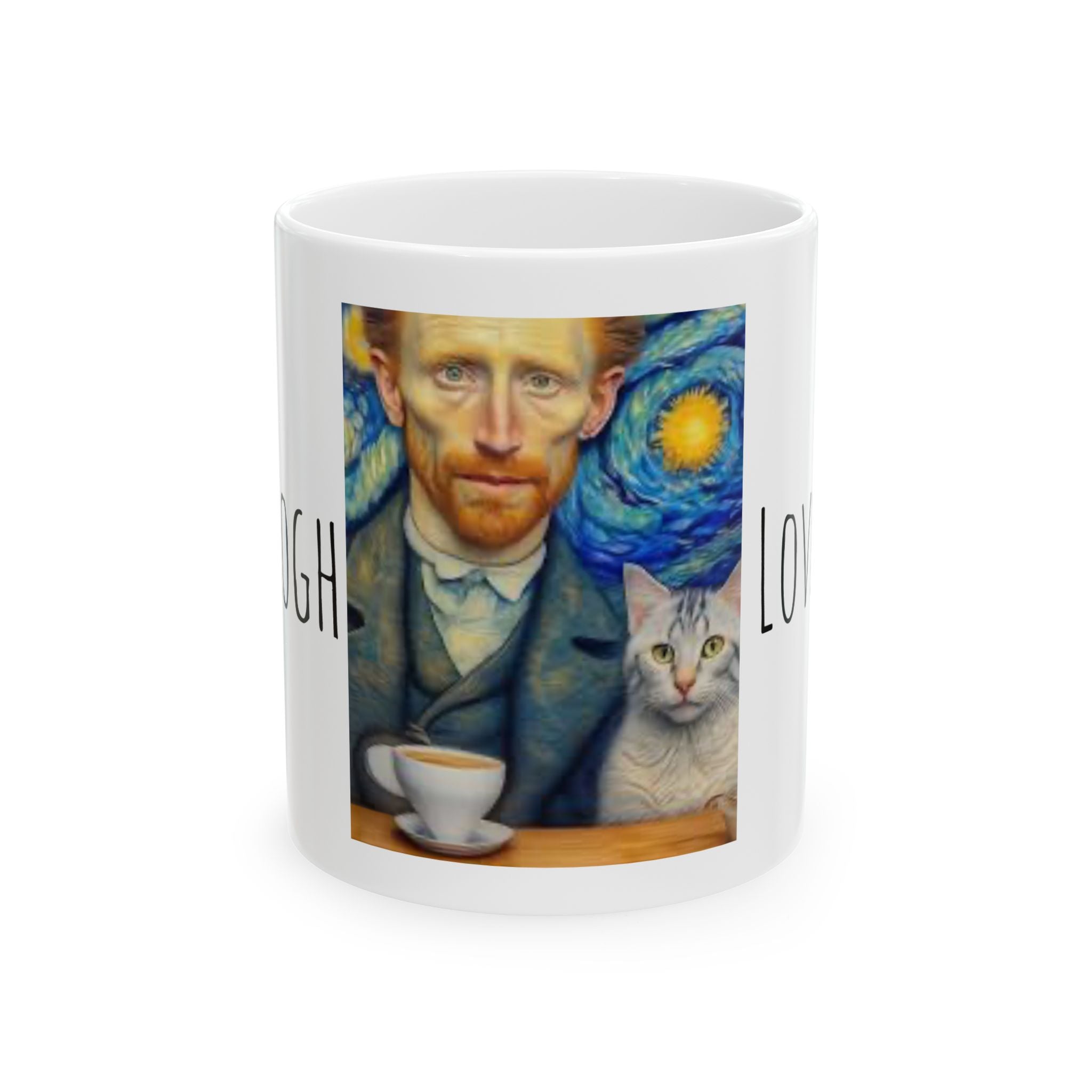 Mug - Van Gogh Loves Tea Ceramic Mug (11oz, 15oz)