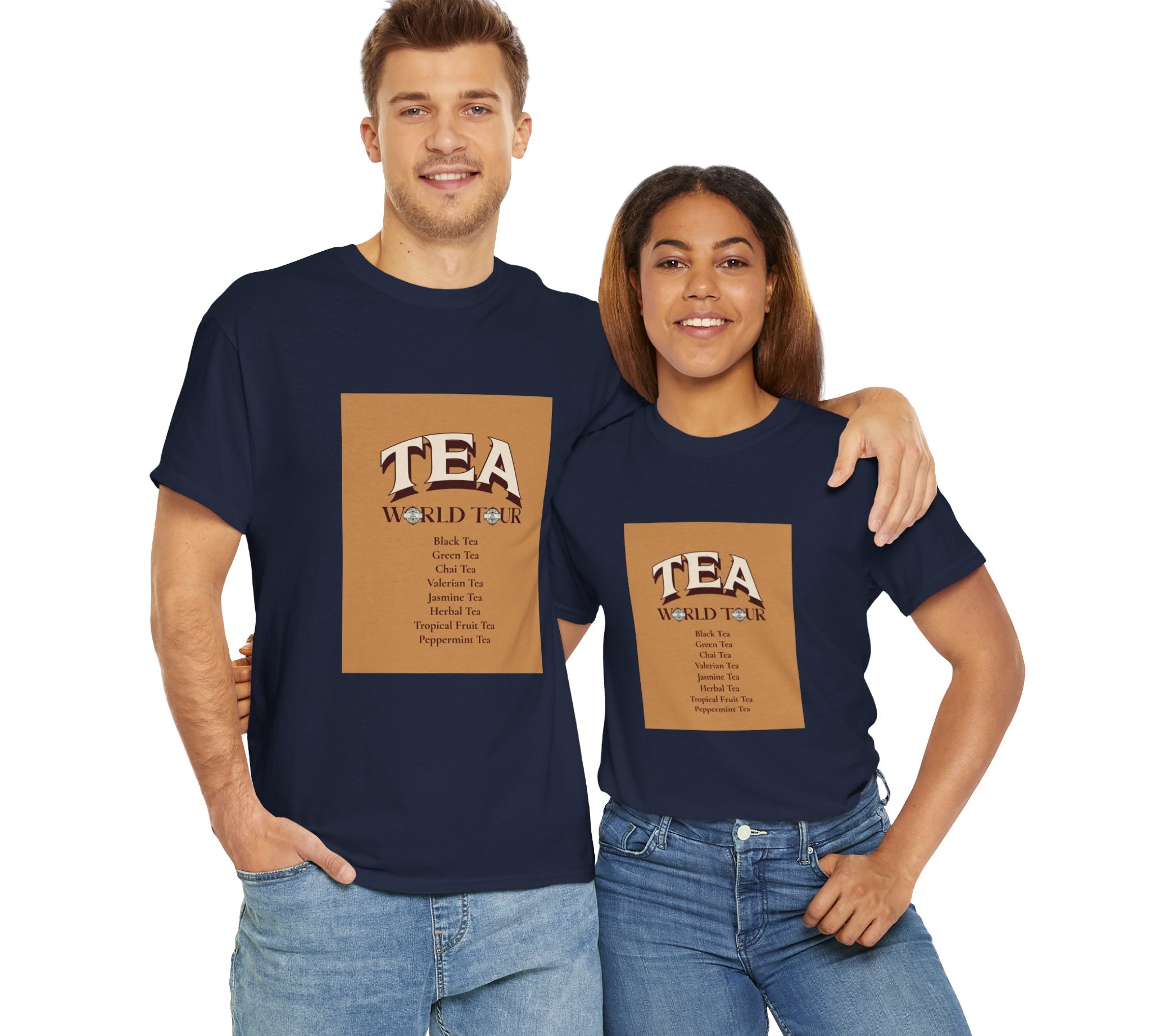 Unisex Heavy Cotton Tee (WORLD TEA TOUR)