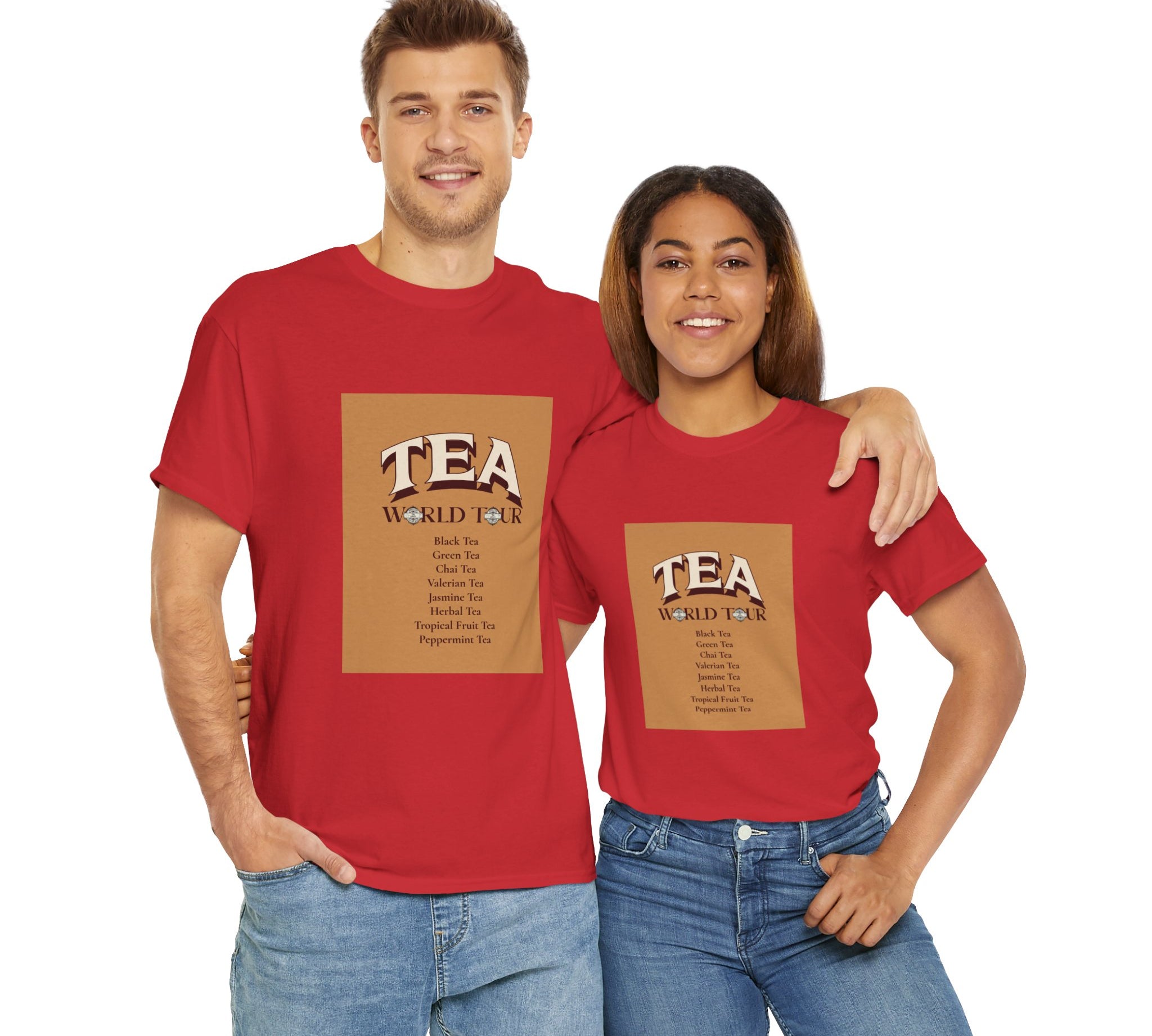 Unisex Heavy Cotton Tee (WORLD TEA TOUR)