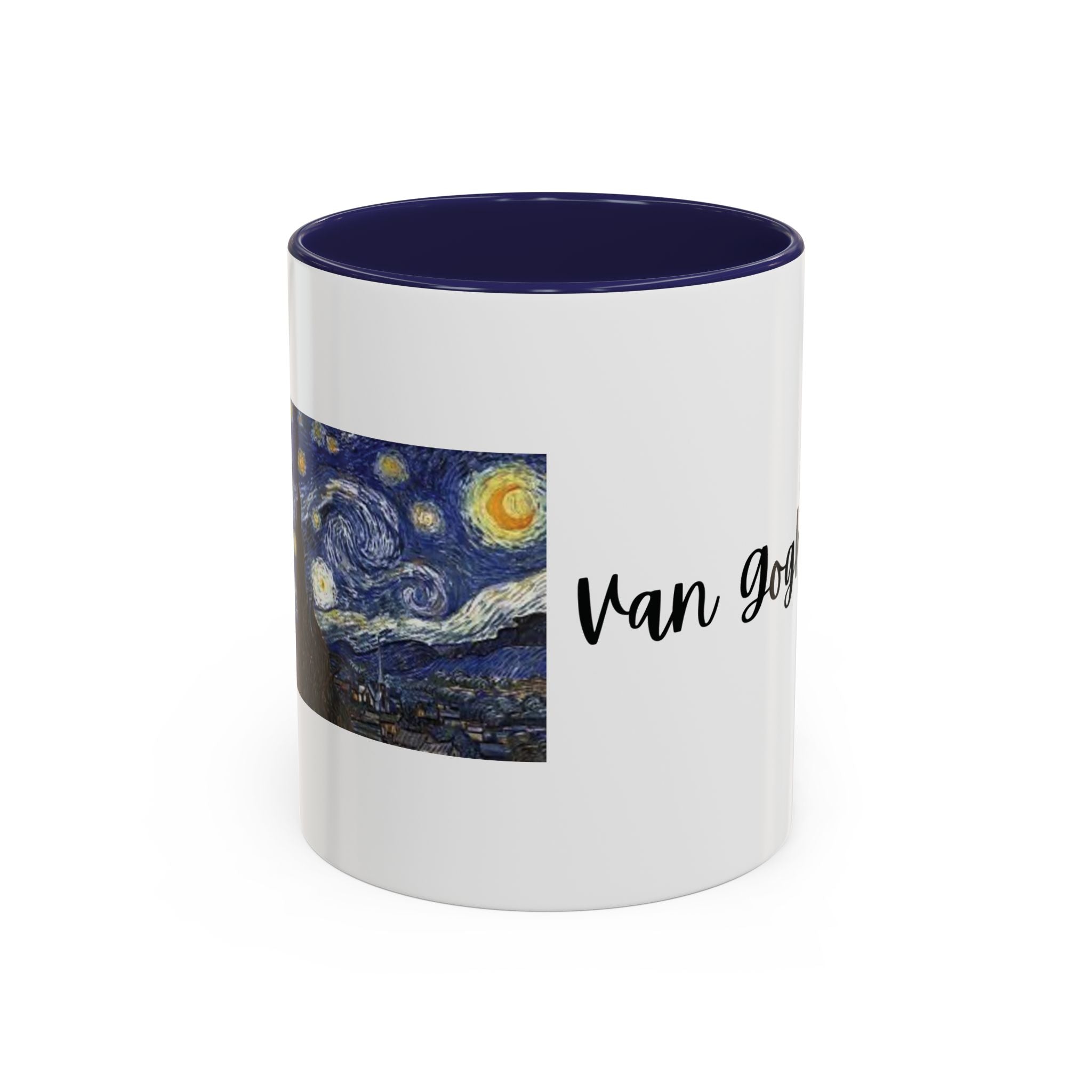 Coffee Mug - Van Gogh Loves Tea and Swimming Design - 11, 15oz