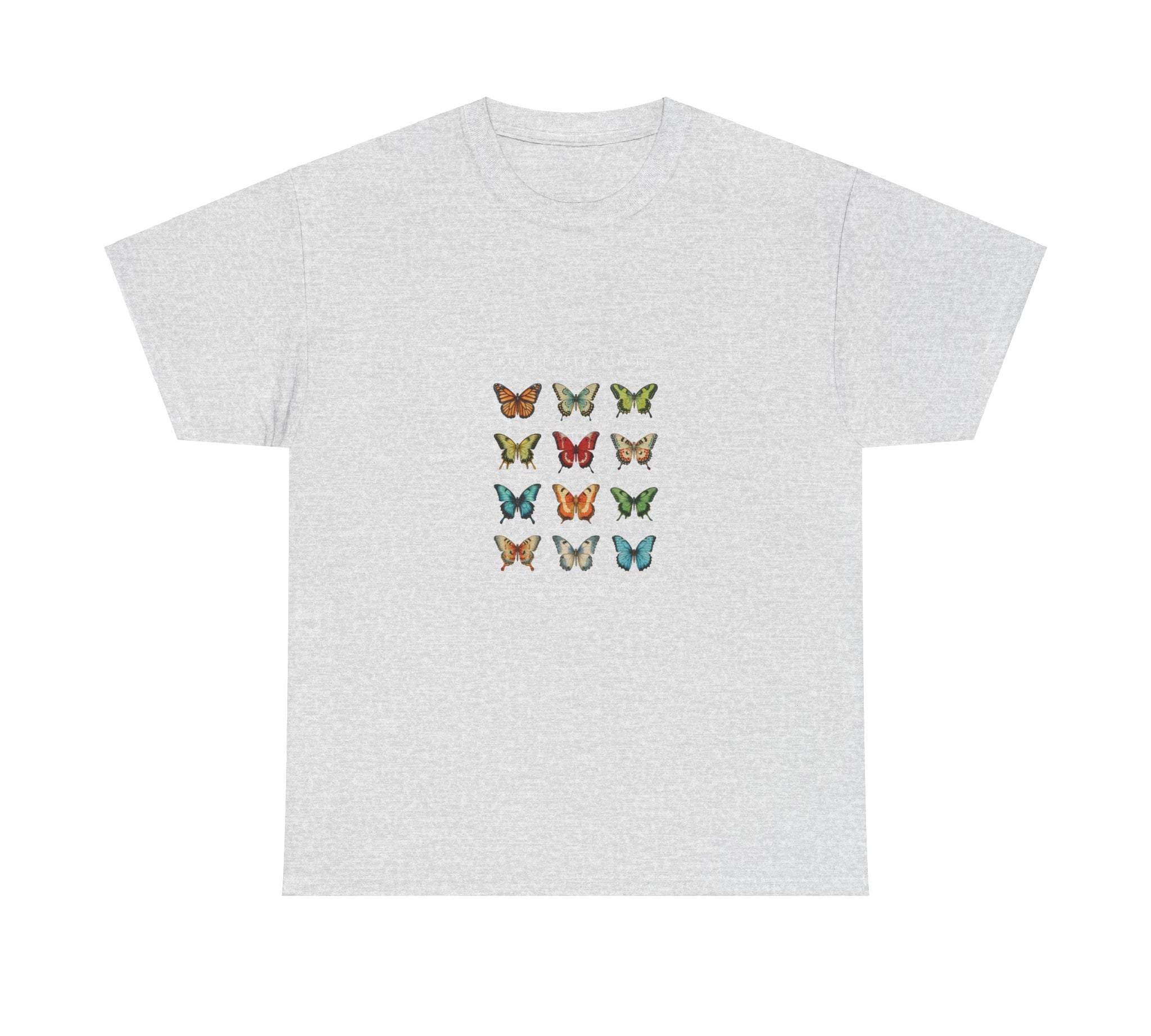 Unisex Heavy Cotton Tee (BUTTERFLIES)