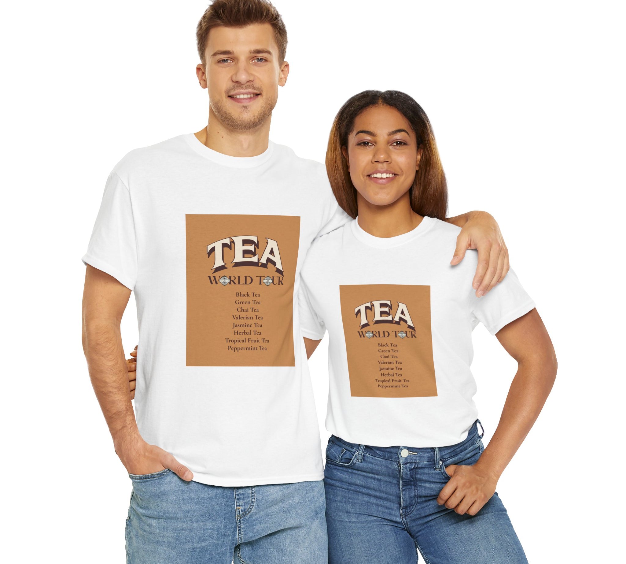 Unisex Heavy Cotton Tee (WORLD TEA TOUR)