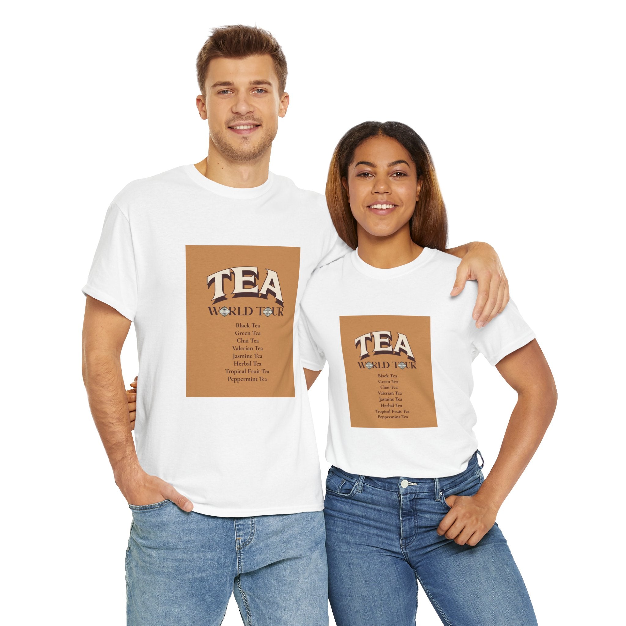 Unisex Heavy Cotton Tee (WORLD TEA TOUR)