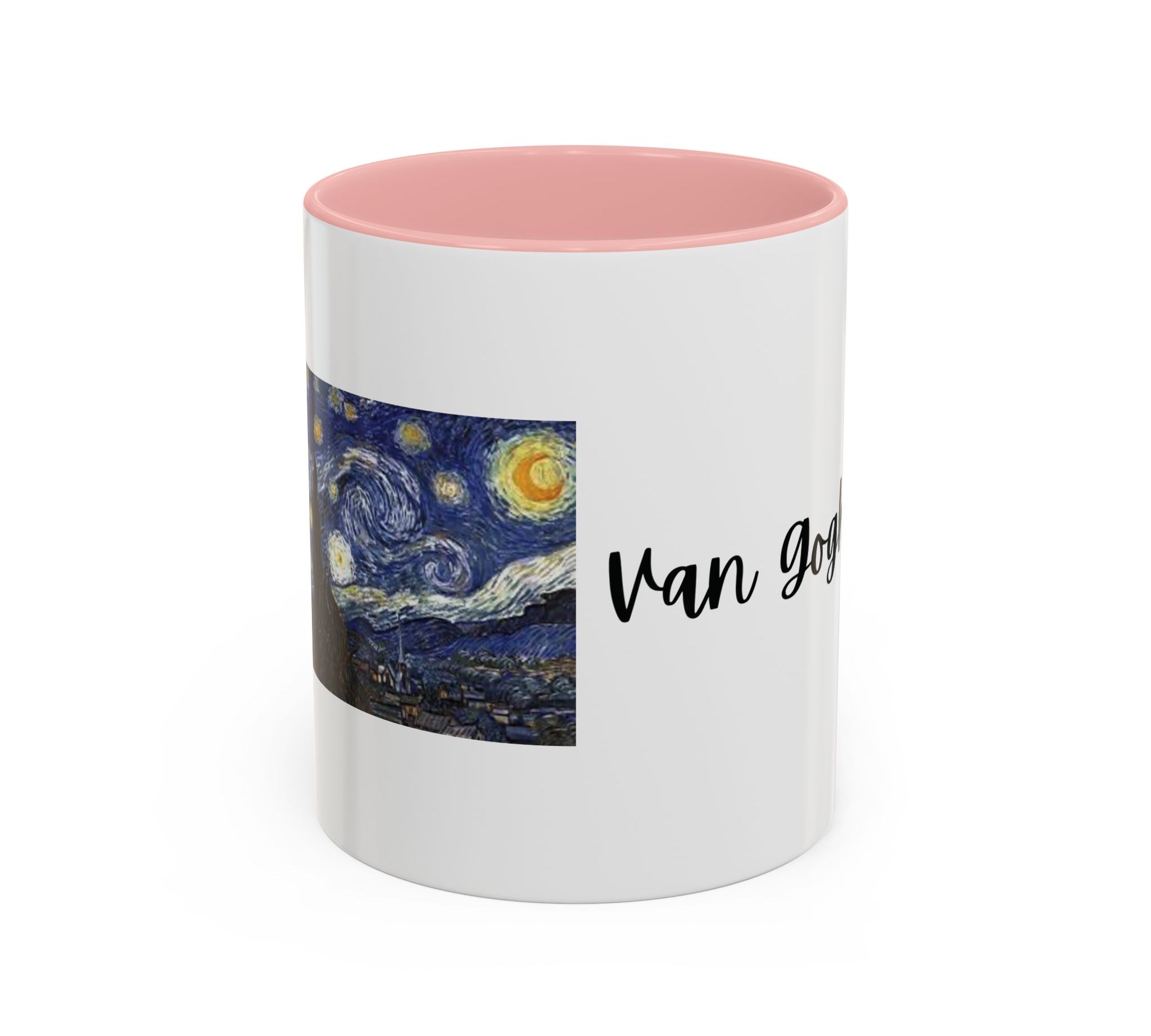 Coffee Mug - Van Gogh Loves Tea and Swimming Design - 11, 15oz