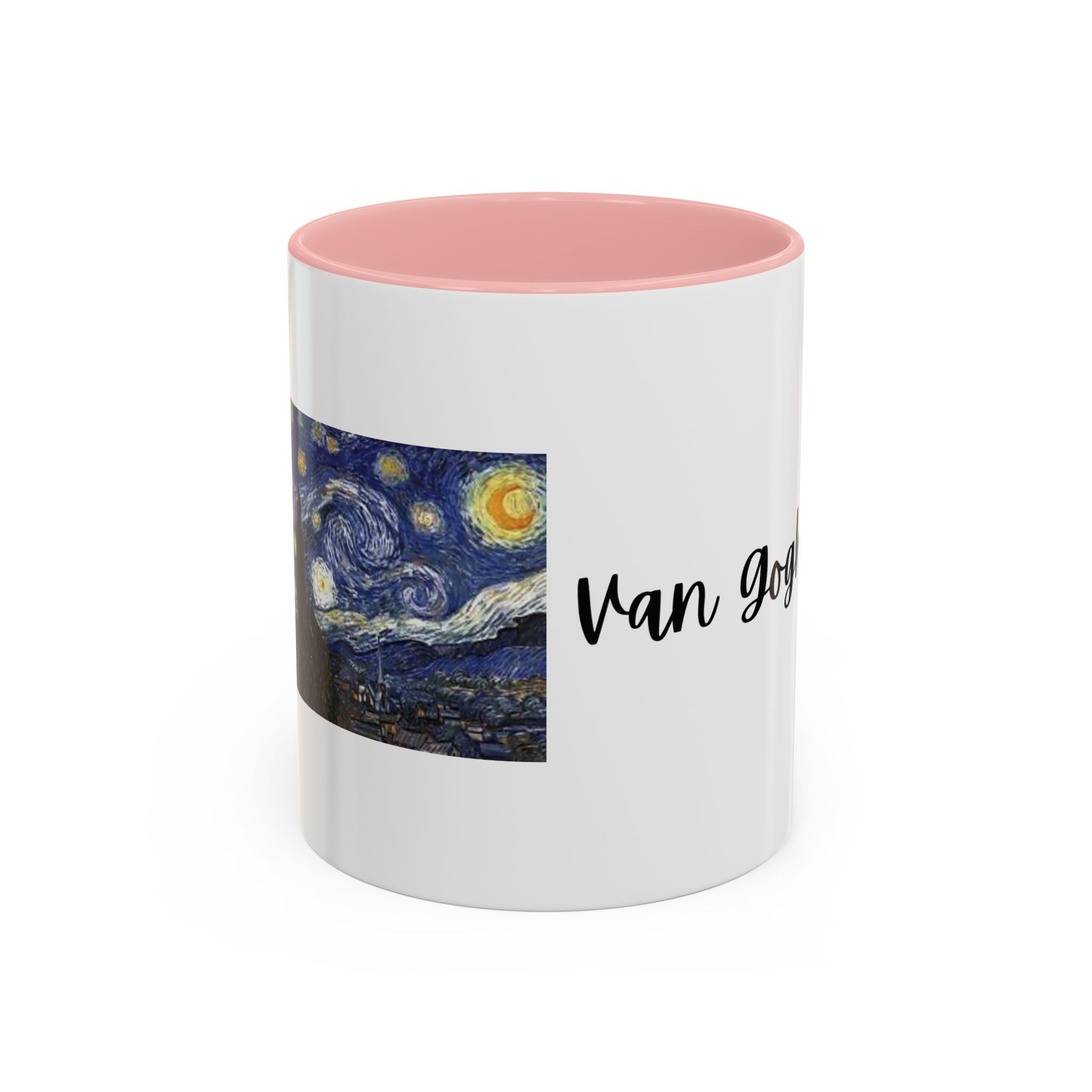 Coffee Mug - Van Gogh Loves Tea and Swimming Design - 11, 15oz