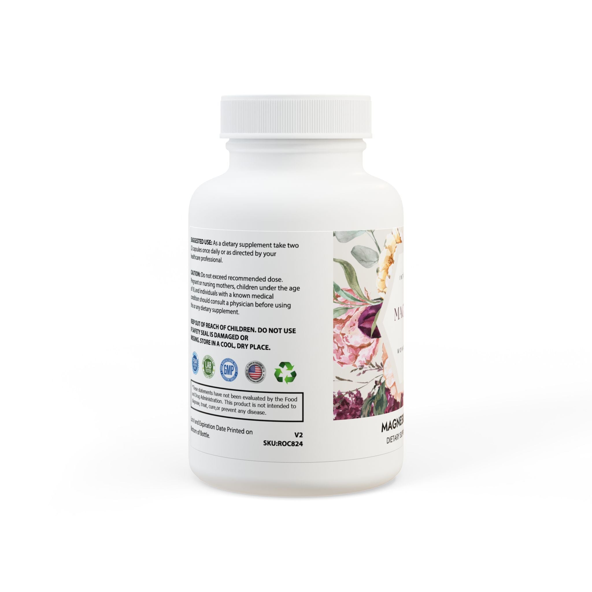 Magnesium Glycinate Supplement (60 Capsules)