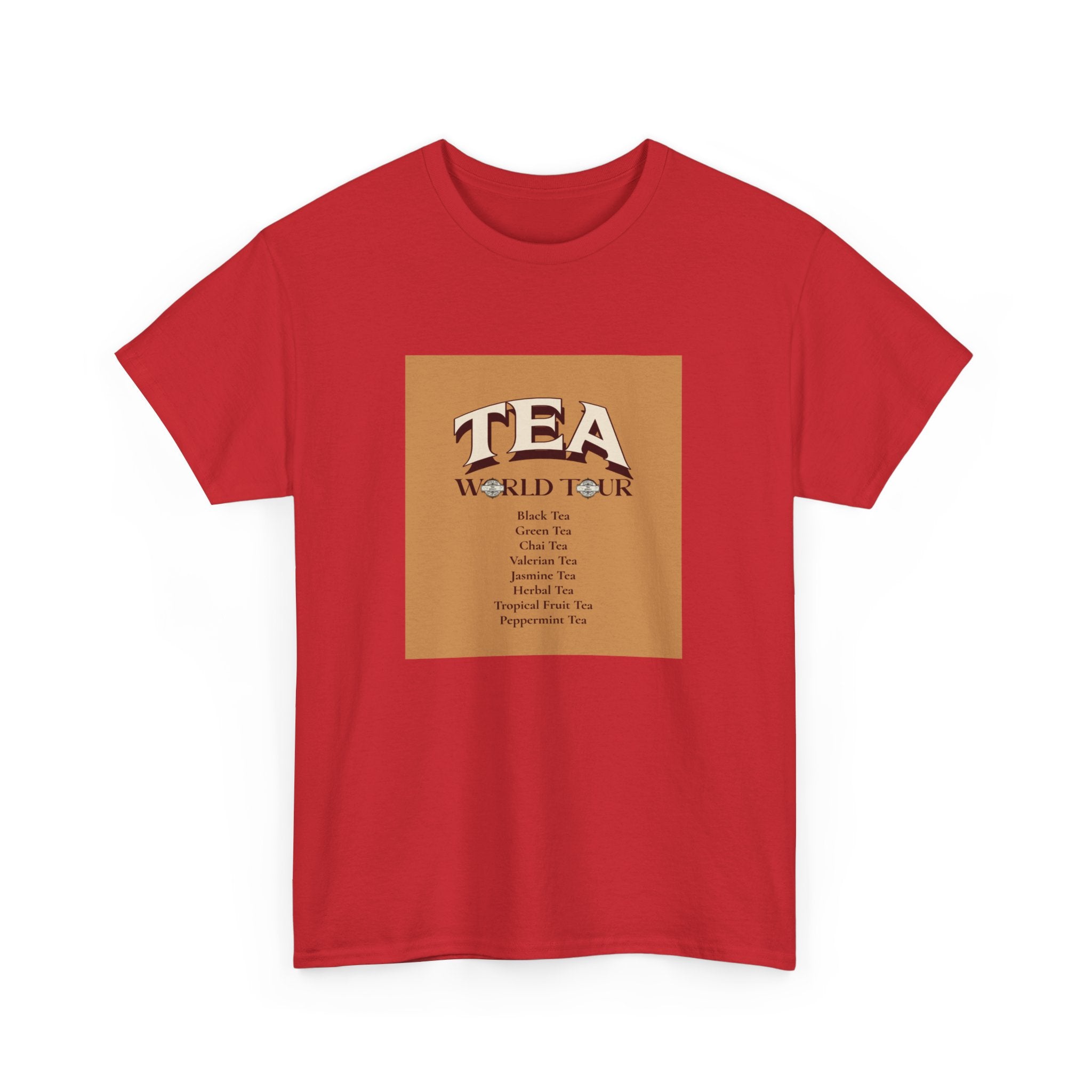 Unisex Heavy Cotton Tee (WORLD TEA TOUR)