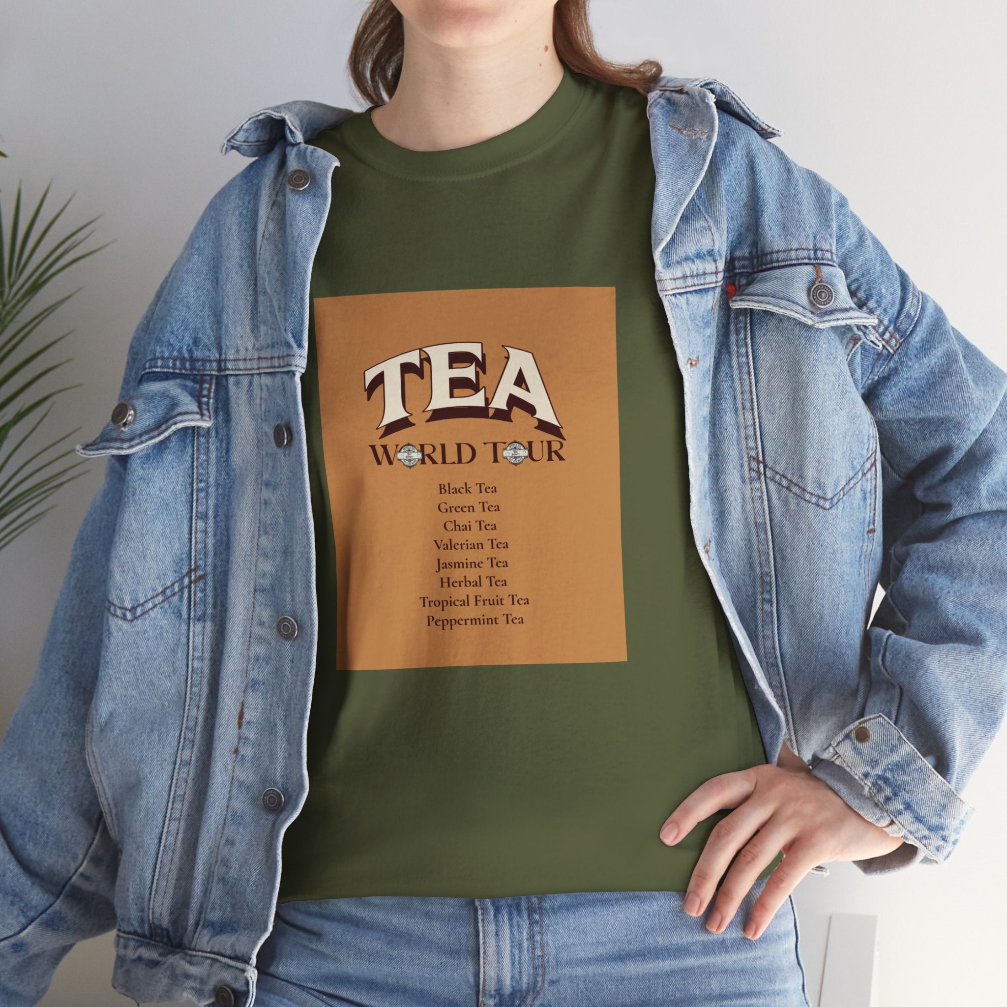 Unisex Heavy Cotton Tee (WORLD TEA TOUR)