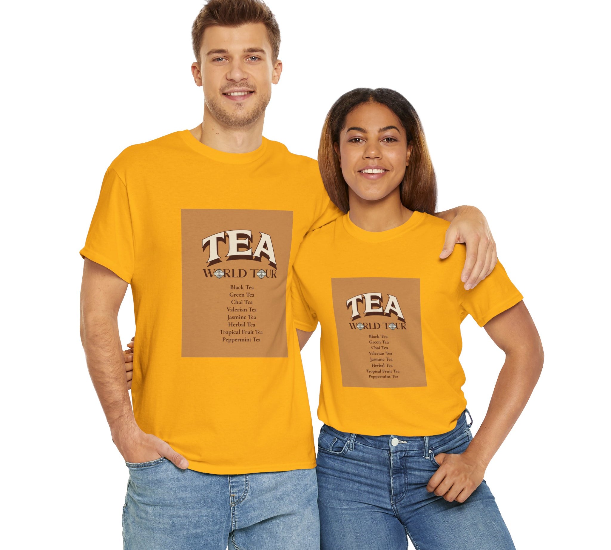 Unisex Heavy Cotton Tee (WORLD TEA TOUR)