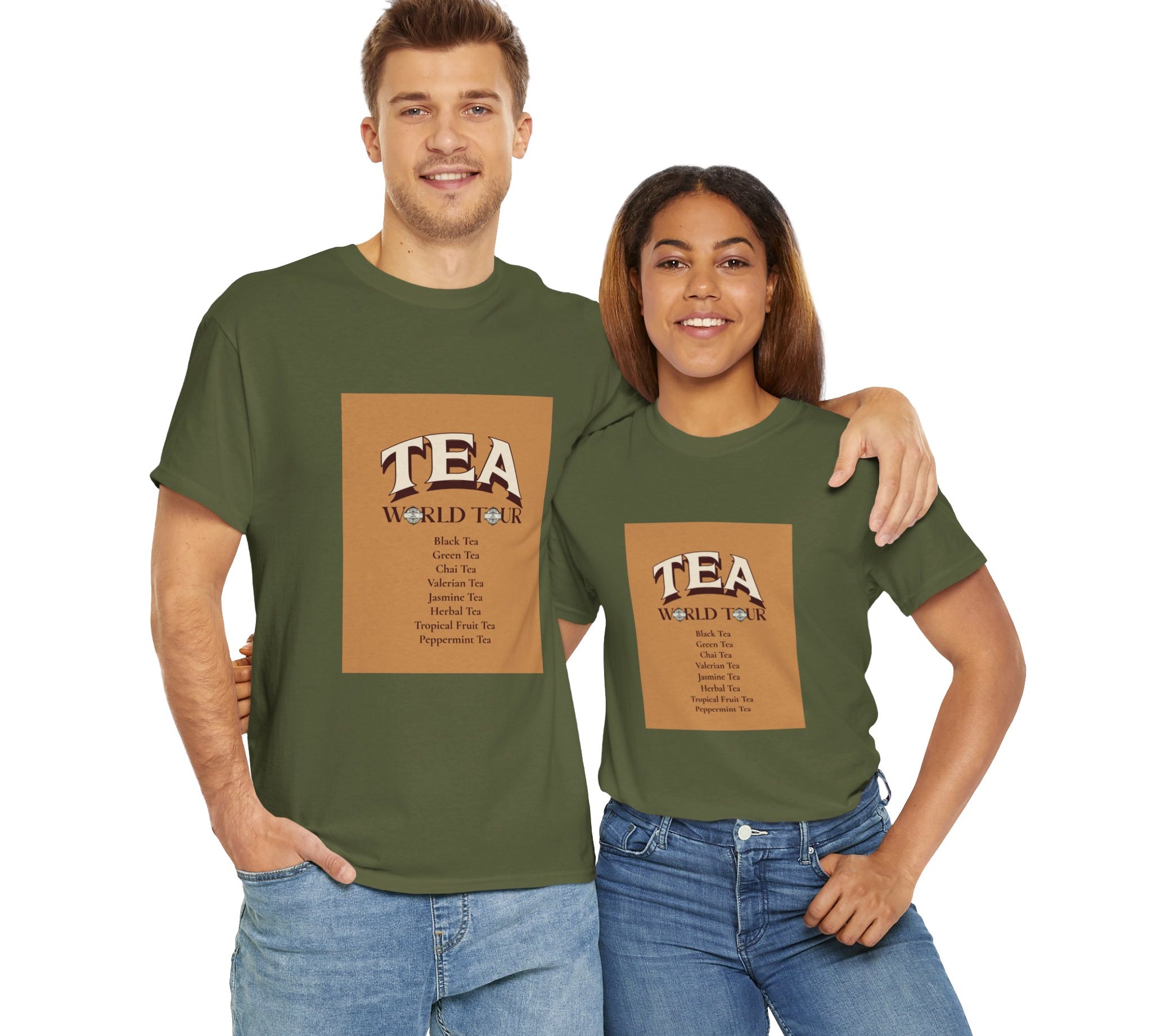 Unisex Heavy Cotton Tee (WORLD TEA TOUR)