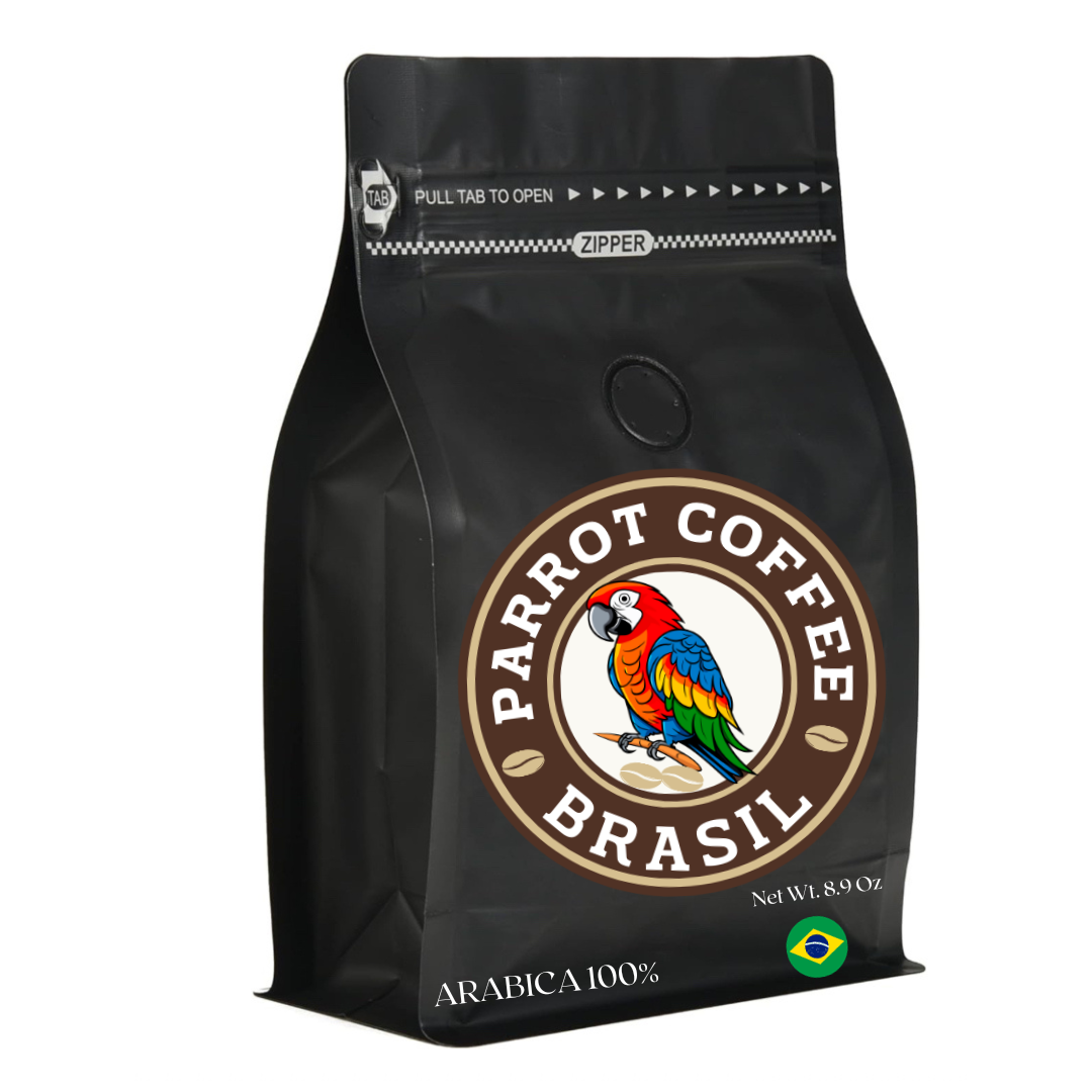 PARROT COFFEE Brasil Do Bragao- 100% Arábica- Dark Roast