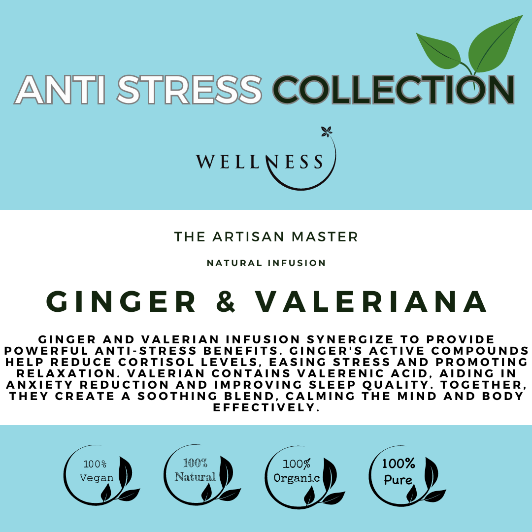 GINGER & VALERIANA TEA (ANTI STRESS)