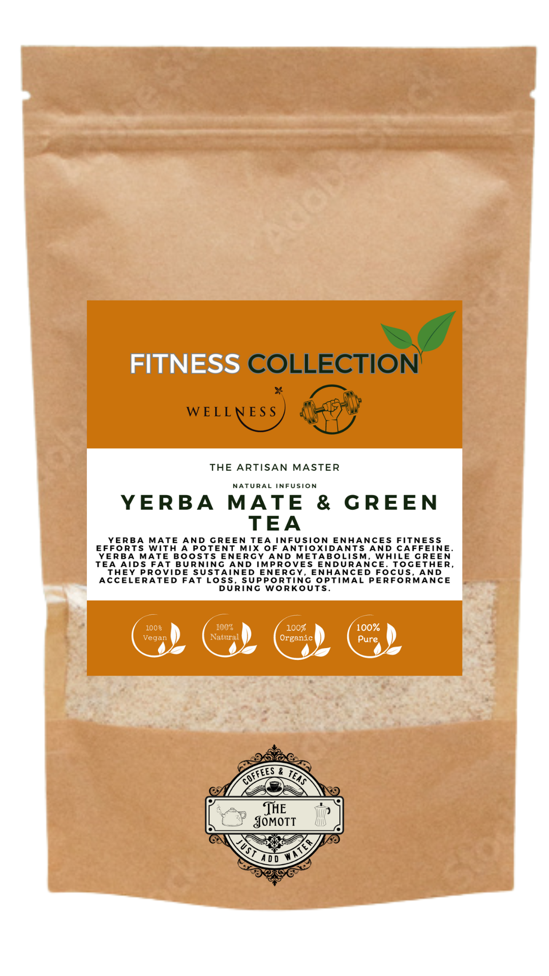 YERBA MATE & GREEN TEA (FITNESS GRADE)