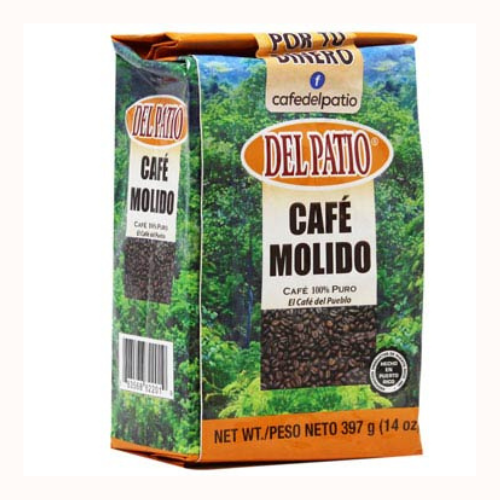 CAFE DEL PATIO-100% PURE-14.8 OZ-ECOLOGICAL HARVEST