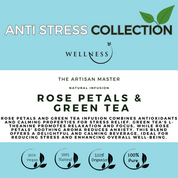 PINK ROSE PETALS & GREEN TEA (STRESS RELIEF)