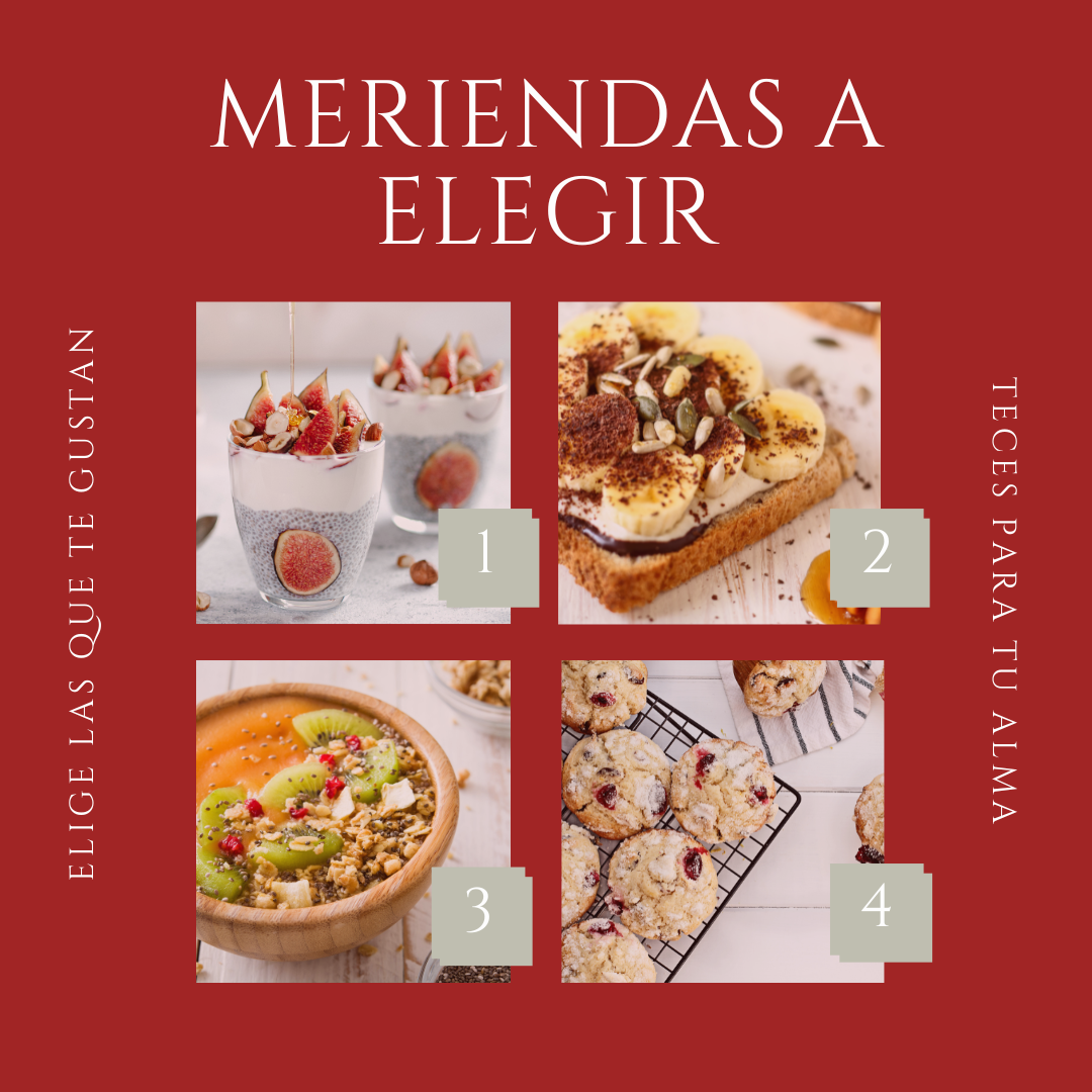 MERIENDAS A ELEGIR (6 ONZAS)