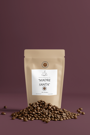 CAFE  "MADRE SANTA" (8.8 OZ) -  TUESTE MEDIANO OSCURO - WHOLE BEANS OR GROUND ESPRESSO